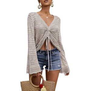 Crochet Crop Sweater